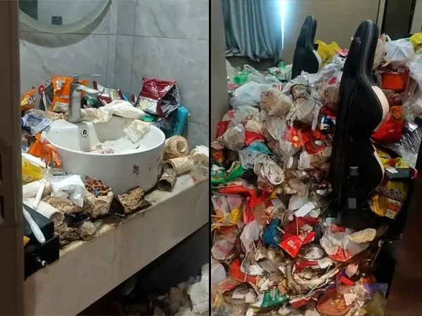چین: ہوٹل میں طویل قیام، صارف نے گند کا ڈھیر لگا دیا