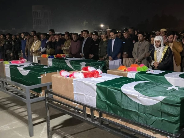 باجوڑ، ابابیل اسکواڈ کے 4 شہداء کی نماز جنازہ سرکاری اعزاز کے ساتھ ادا کر دی گئی