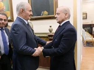 وزیراعظم سے لیبیا کے ہم منصب کی ملاقات، قریبی روابط برقرار رکھنے کا عزم