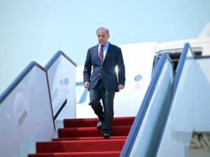 وزیراعظم شہباز شریف غزہ امن بورڈ میں شرکت کیلئے امریکا پہنچ گئے