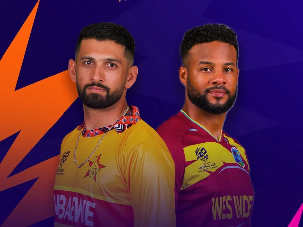 ٹی ٹوئنٹی ورلڈکپ سپر ایٹ: ویسٹ انڈیز کو پر اعتماد زمبابوے کا چیلنج درپیش