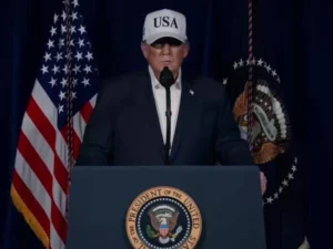 ایران کی ملٹری اور سیاسی قیادت ختم کر دی، پاسداران انقلاب ہتھیار ڈال دے، ٹرمپ