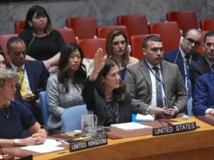 سلامتی کونسل میں سپر پاورز آمنے سامنے، امریکا نے روس کی جنگ بندی قرارداد ویٹو کر دی