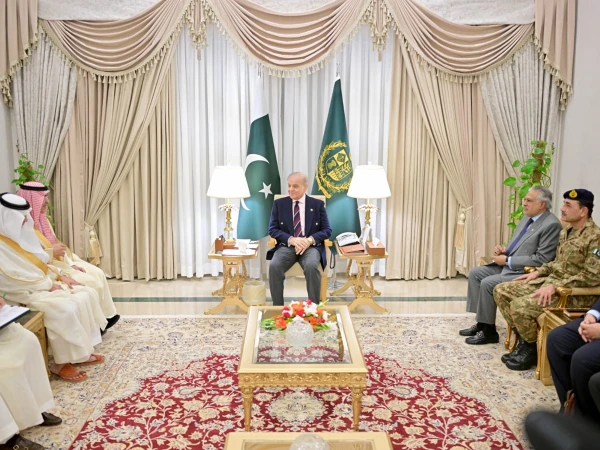 ولی عہد محمد بن سلمان کی سرپرستی میں دونوں ممالک کے مضبوط تعلقات مزید مستحکم ہوں گے، وزیراعظم