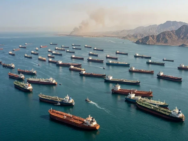 آبنائے ہرمز میں جہازوں کی بڑی تعداد اب بھی پھنسی ہوئی ہے، میڈیا رپورٹس