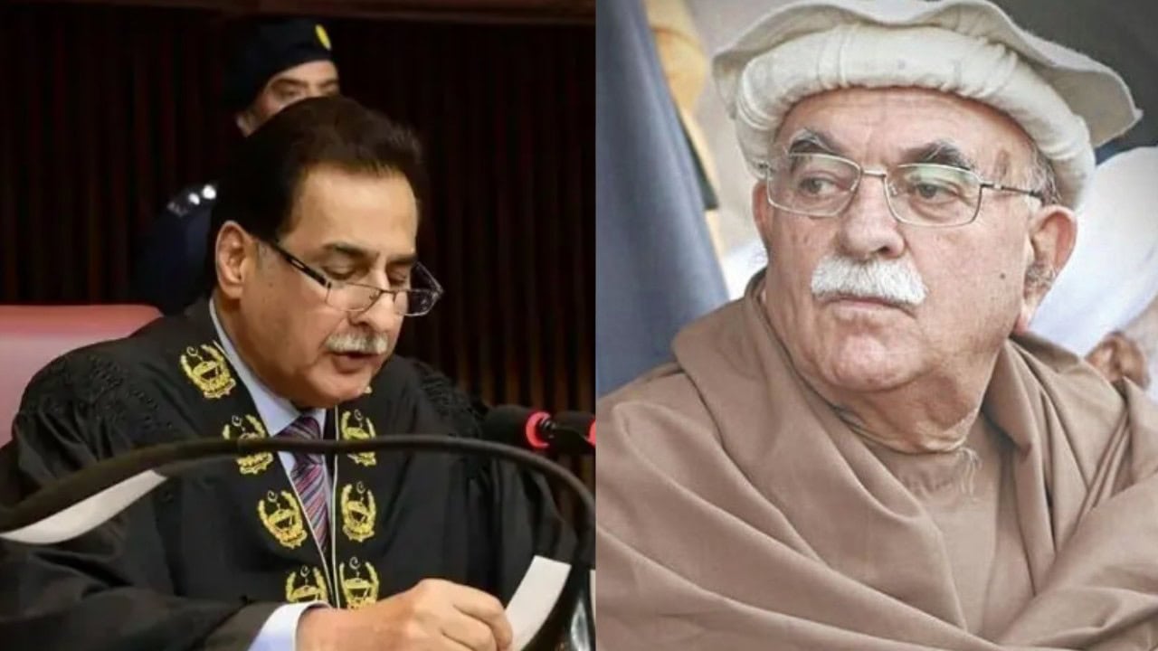 اسپیکر کی گفتگو پر محمود اچکزئی کا دوٹوک جواب، قومی اسمبلی میں دلچسپ صورتحال۔
