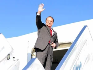 انتخابی مہم عروج پر، قائد مسلم لیگ (ن) نواز شریف گلگت بلتستان پہنچ گئے