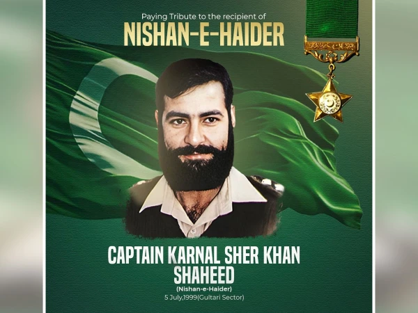 کیپٹن کرنل شیر خان شہید نشان حیدر کی آج 27 ویں برسی منائی جارہی ہے