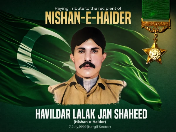 کارگل محاذ کے ہیرو حوالدار لالک جان شہید (نشان حیدر) کا 27 واں یوم شہادت