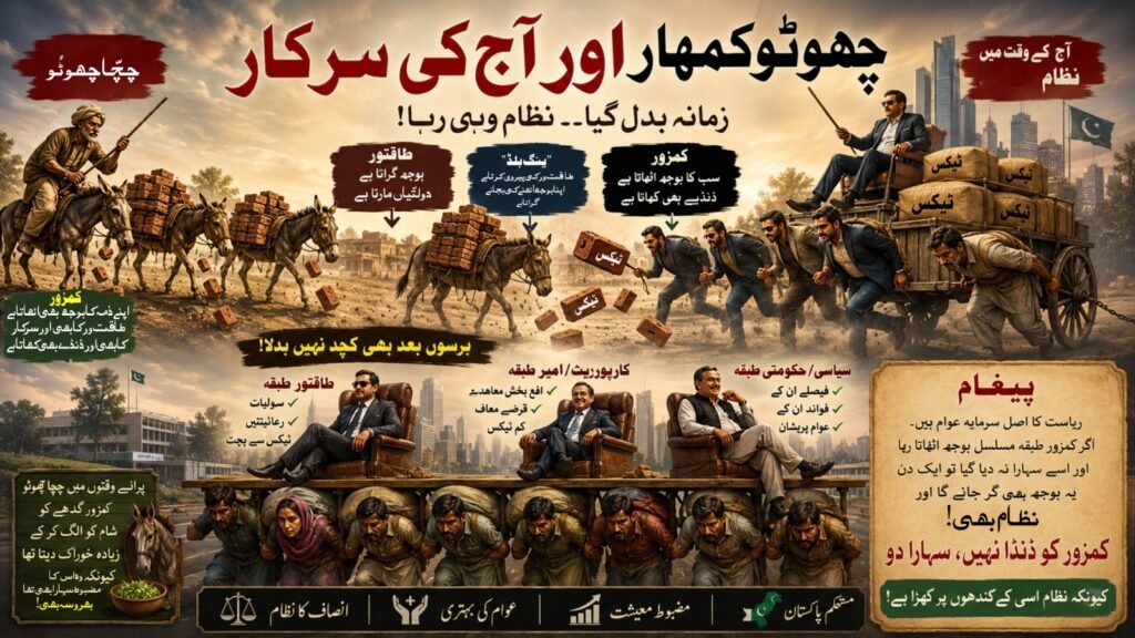 "چھوٹُو" کُمہار اور آج کی سرکار