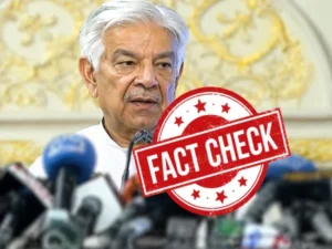 فیکٹ چیک: خواجہ آصف کی پاک بھارت موازنے میں بھارت کی تعریف کرنے والی ویڈیو فیک نکلی