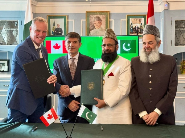پاکستان اور کینیڈا کے طبی اداروں میں تعاون کے لیے مفاہمتی یادداشت پر دستخط